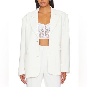 Good American Luxe Suiting Boyfriend Blazer